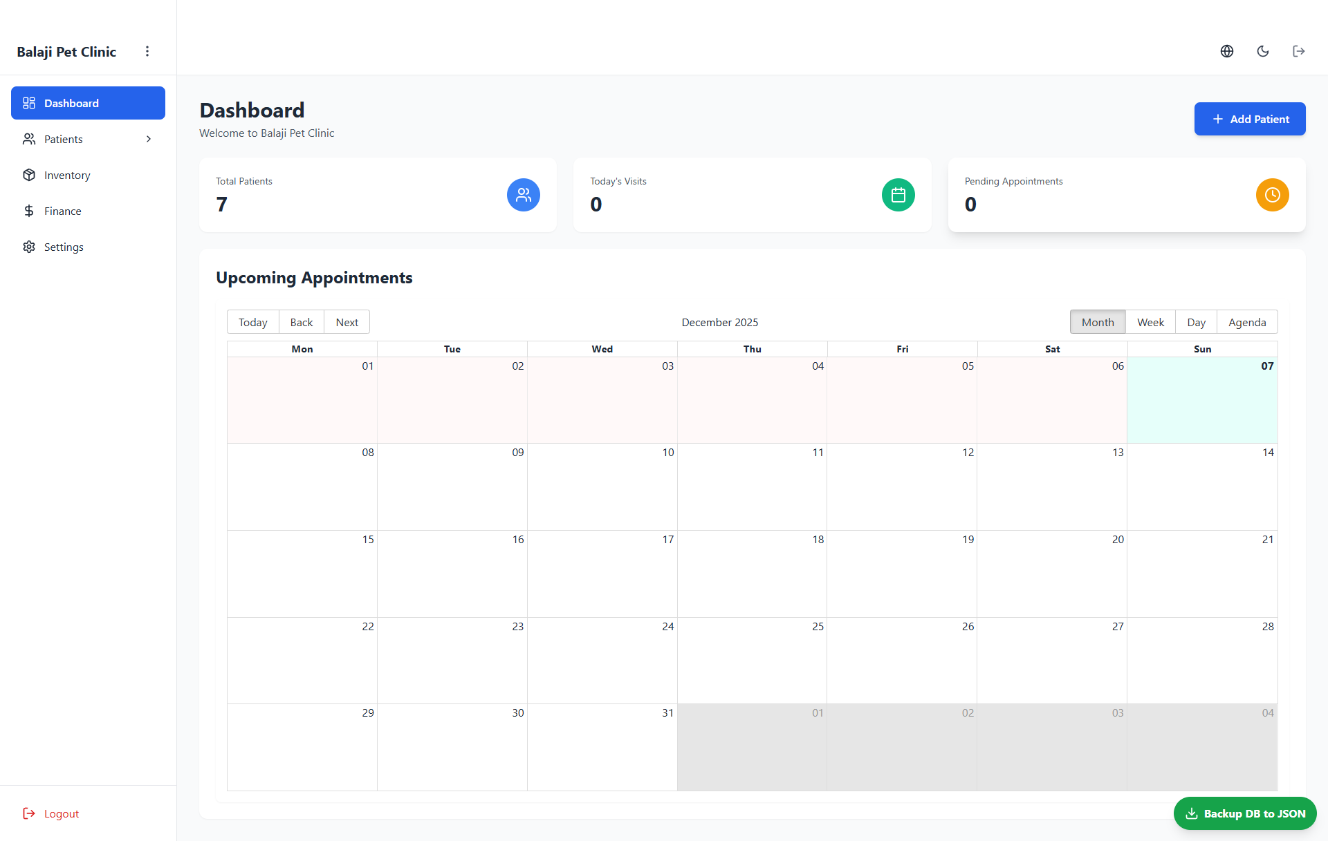 Balaji Pet Clinic Management App
